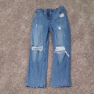 Hollister Blue Distressed Jeans